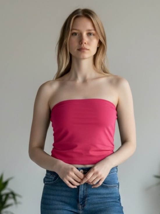 lululemon athletica Tops - Lululemon Y2K style tube top hot pink